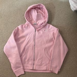 Pink champion zip up